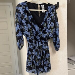Sadie & Sage Floral Wrap Romper